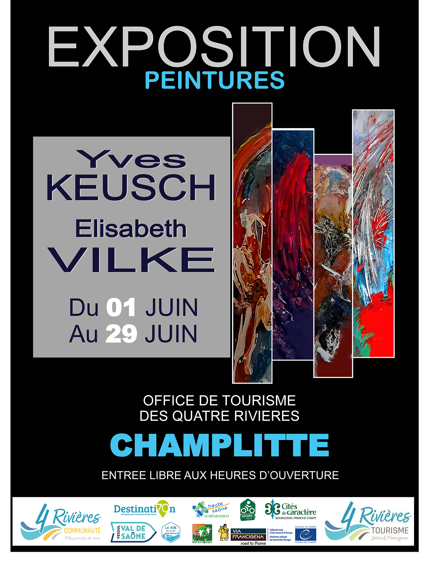 AFFICHE EXPO CHAMPLITTE 2024