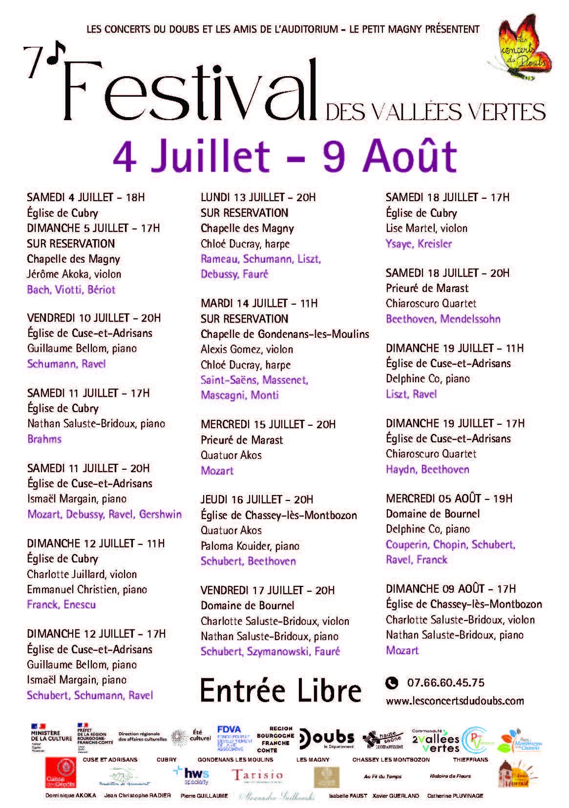 7ème Festival des Deux Vallées Vertes