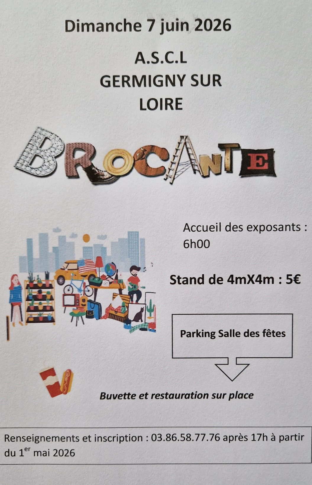 Brocante Vide- Grenier de l'ASCL