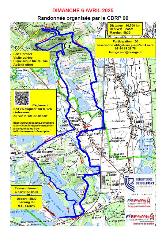 Randonnée de Printemps du CDRP 90