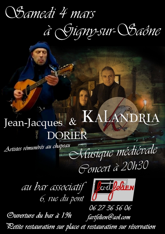 AFFICHE KALANDRIA & JJ DORIER.