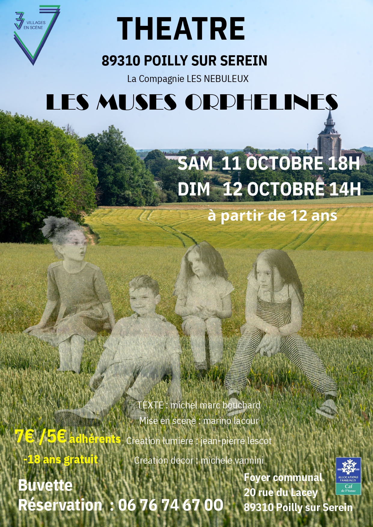 AFFICHE LES MUSES ORPHELINES