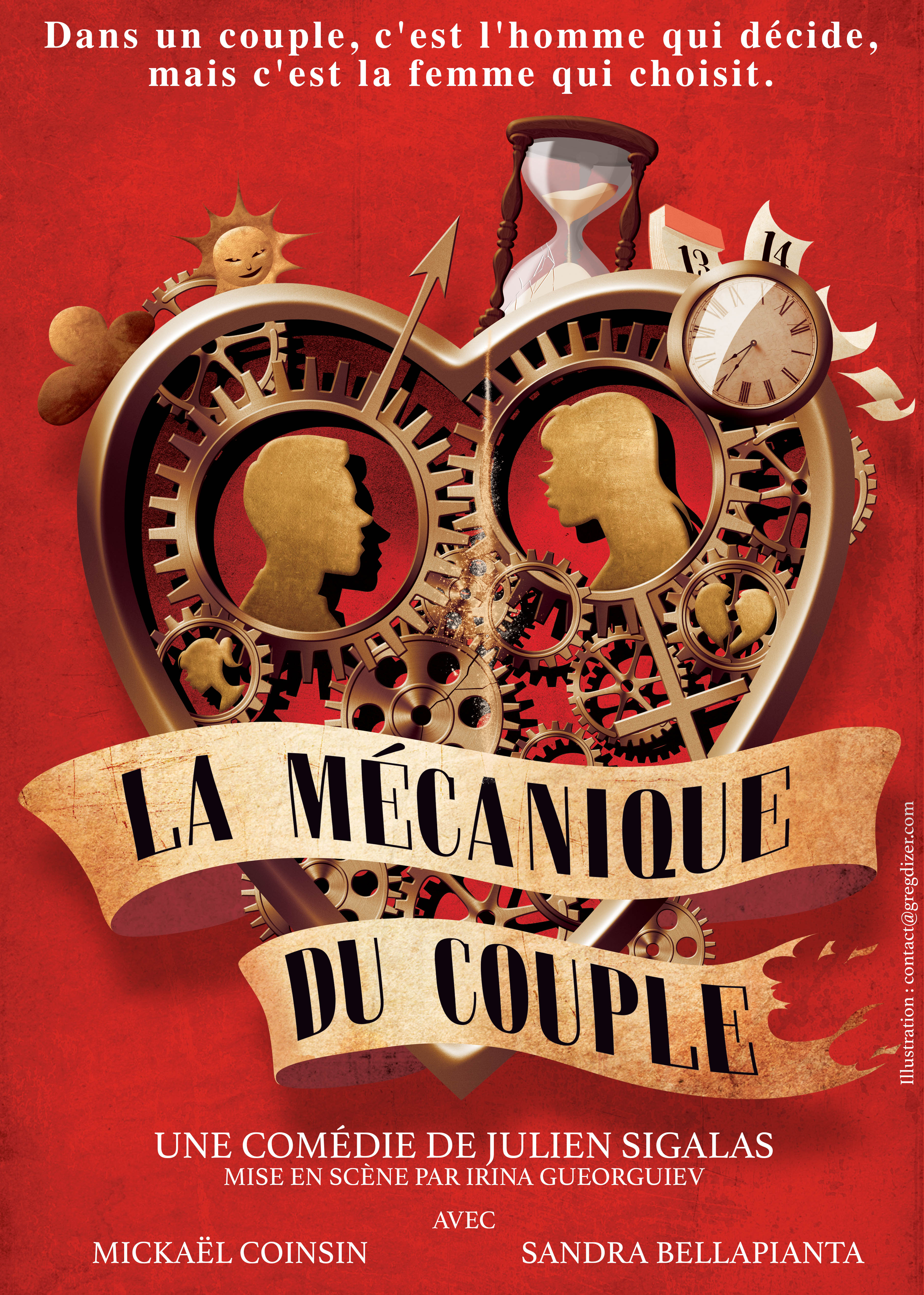 AFFICHE La mécanique du couple