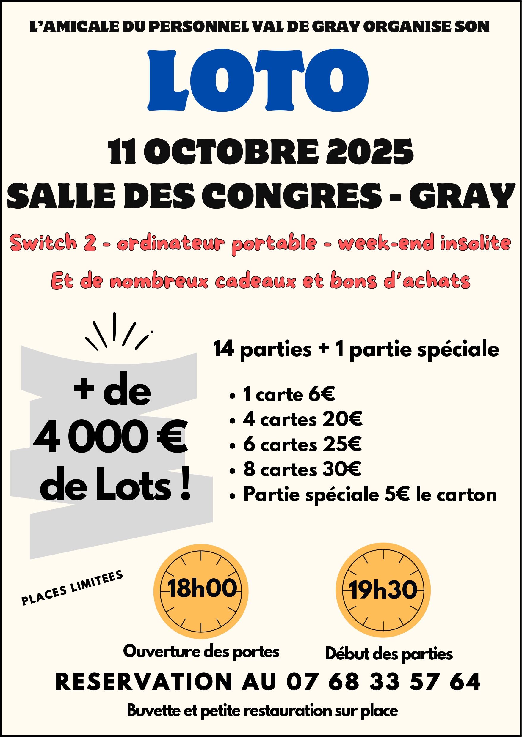 AFFICHE LOTO