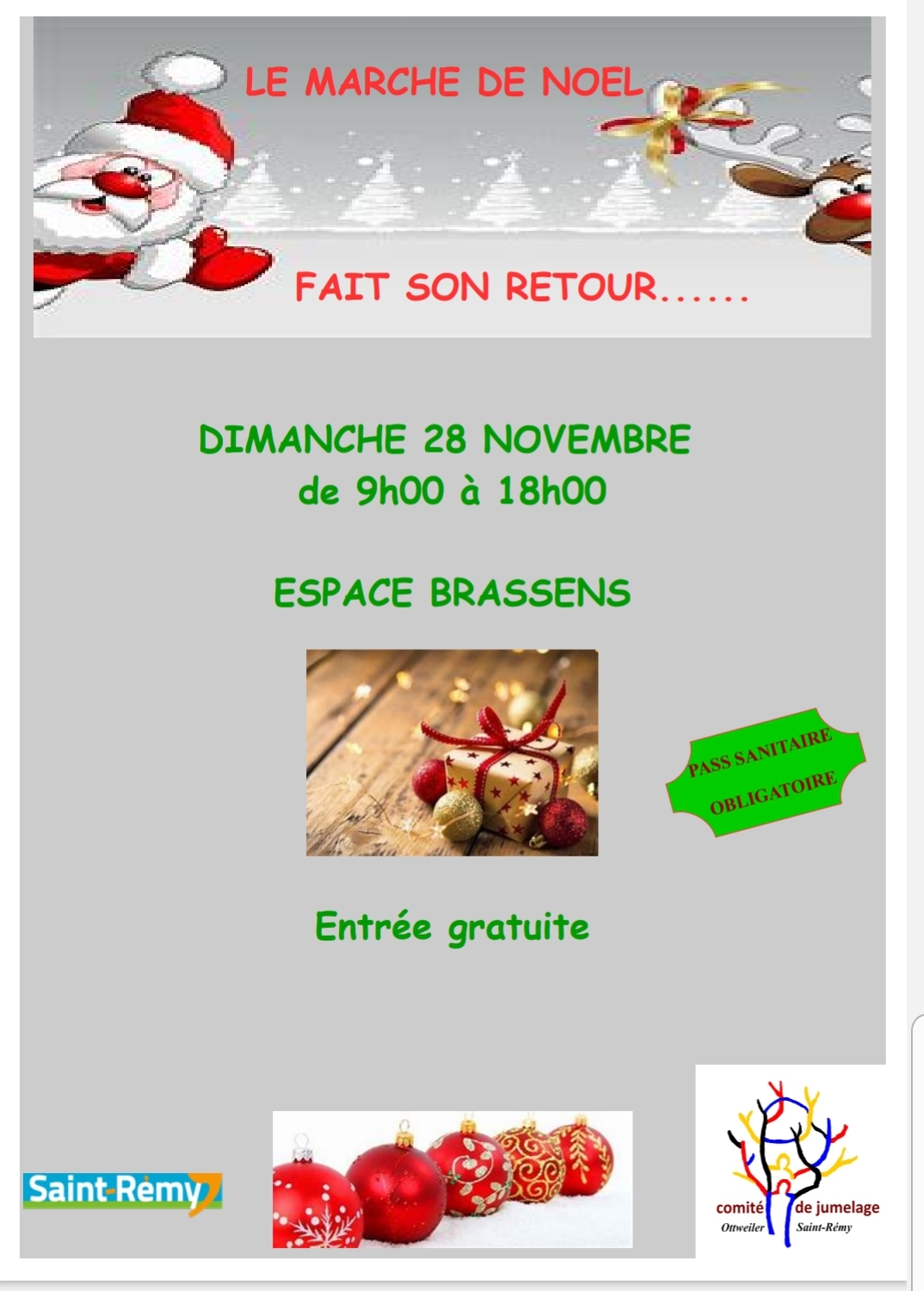 AFFICHE MARCHE DE NOEL 2021