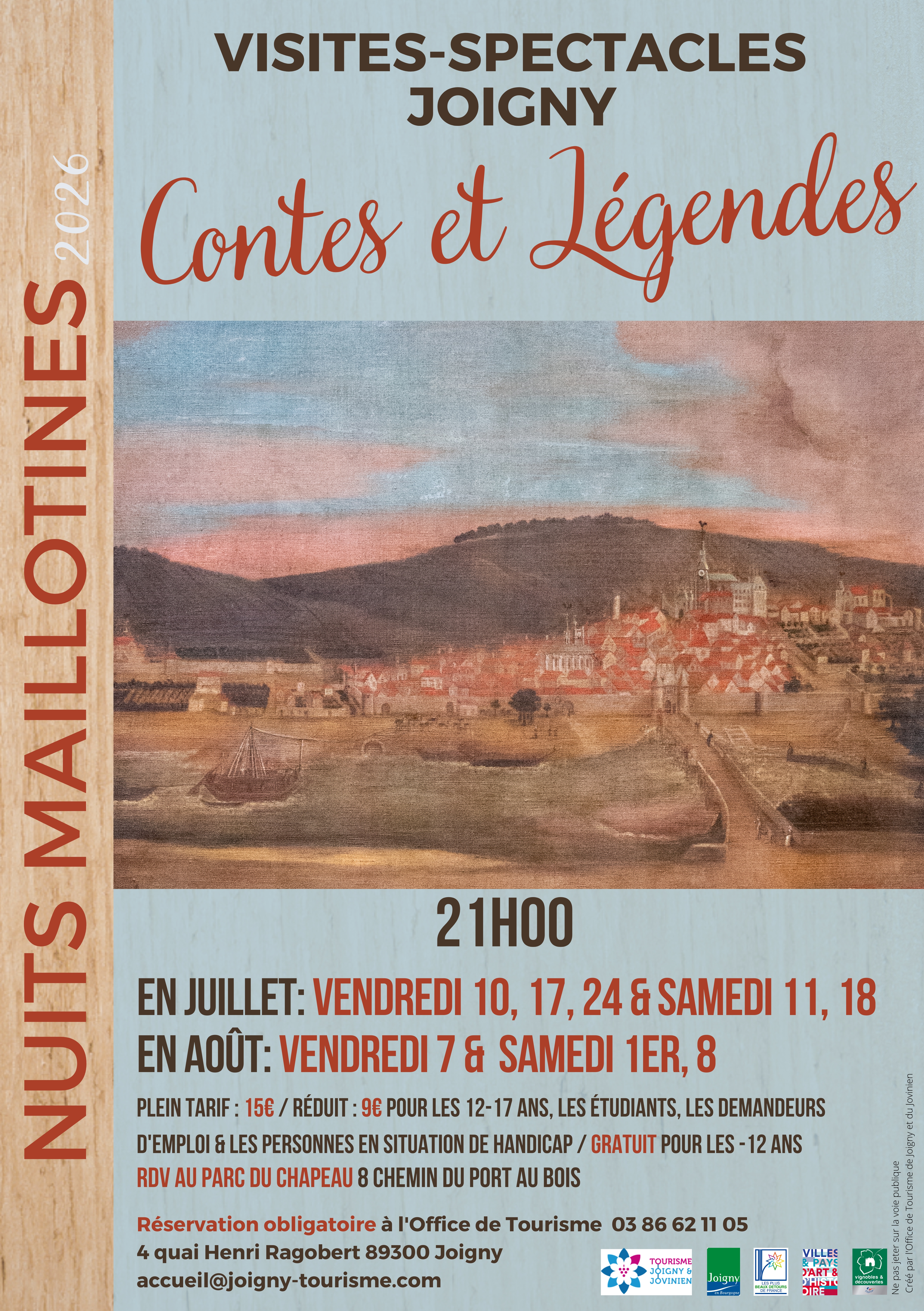 NUITS MAILLOTINES 2026 - JOIGNY "Contes et Légendes"