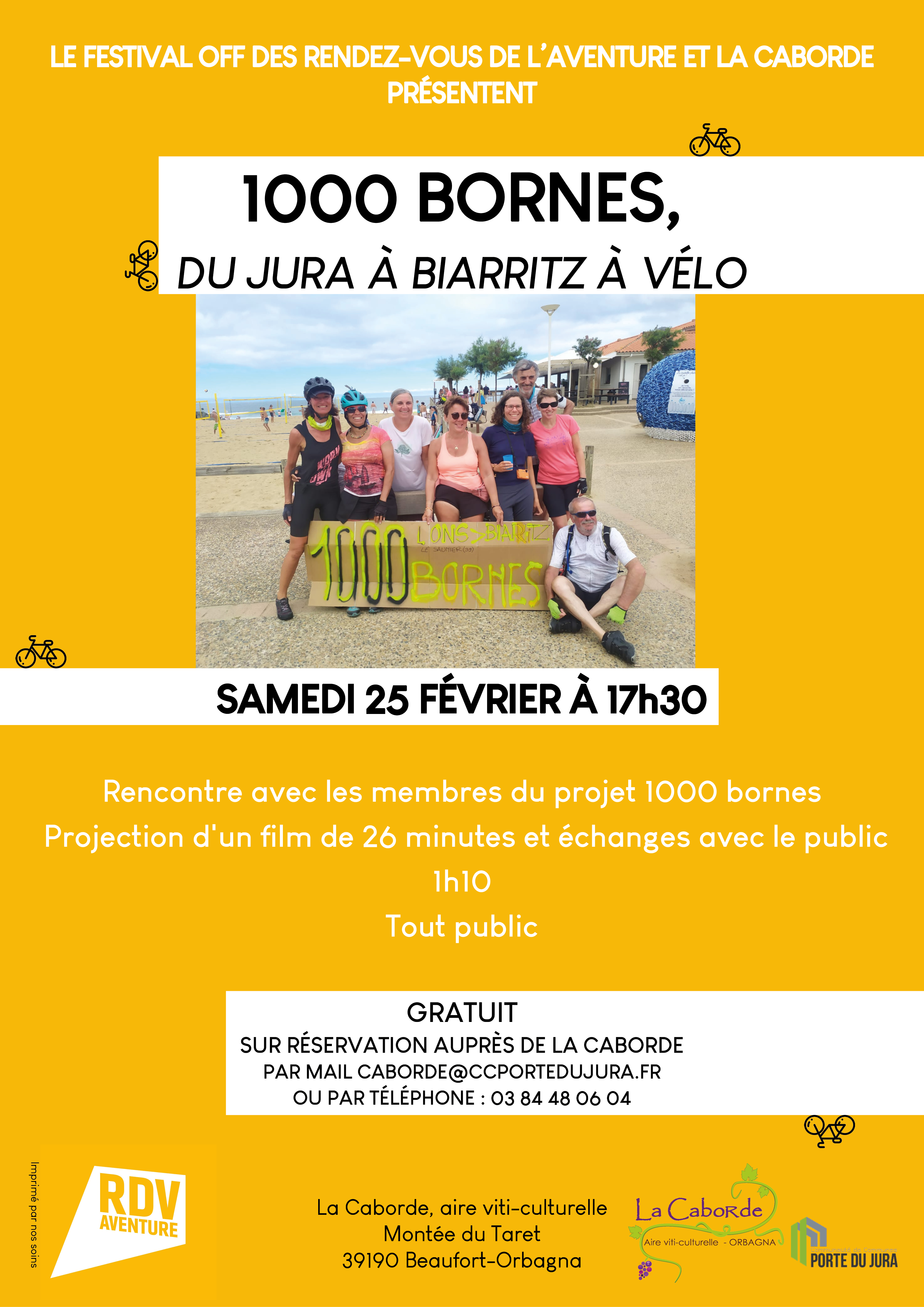 AFFICHE RDV DE L'AVENTURE
