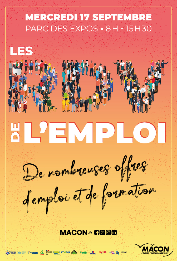 AFFICHE RDV DE L EMPLOI 2025
