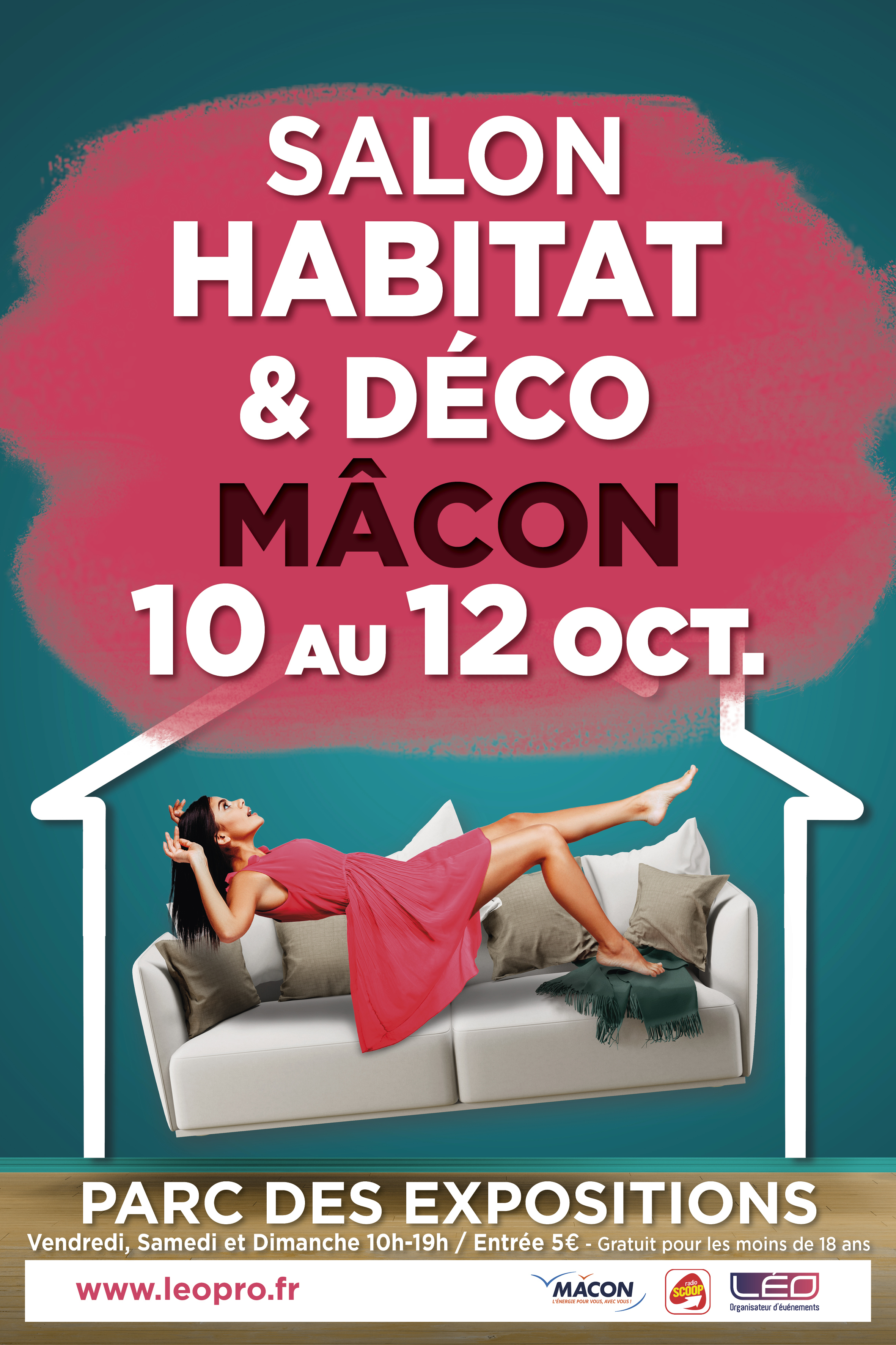 AFFICHE SALON HABITAT ET DECO