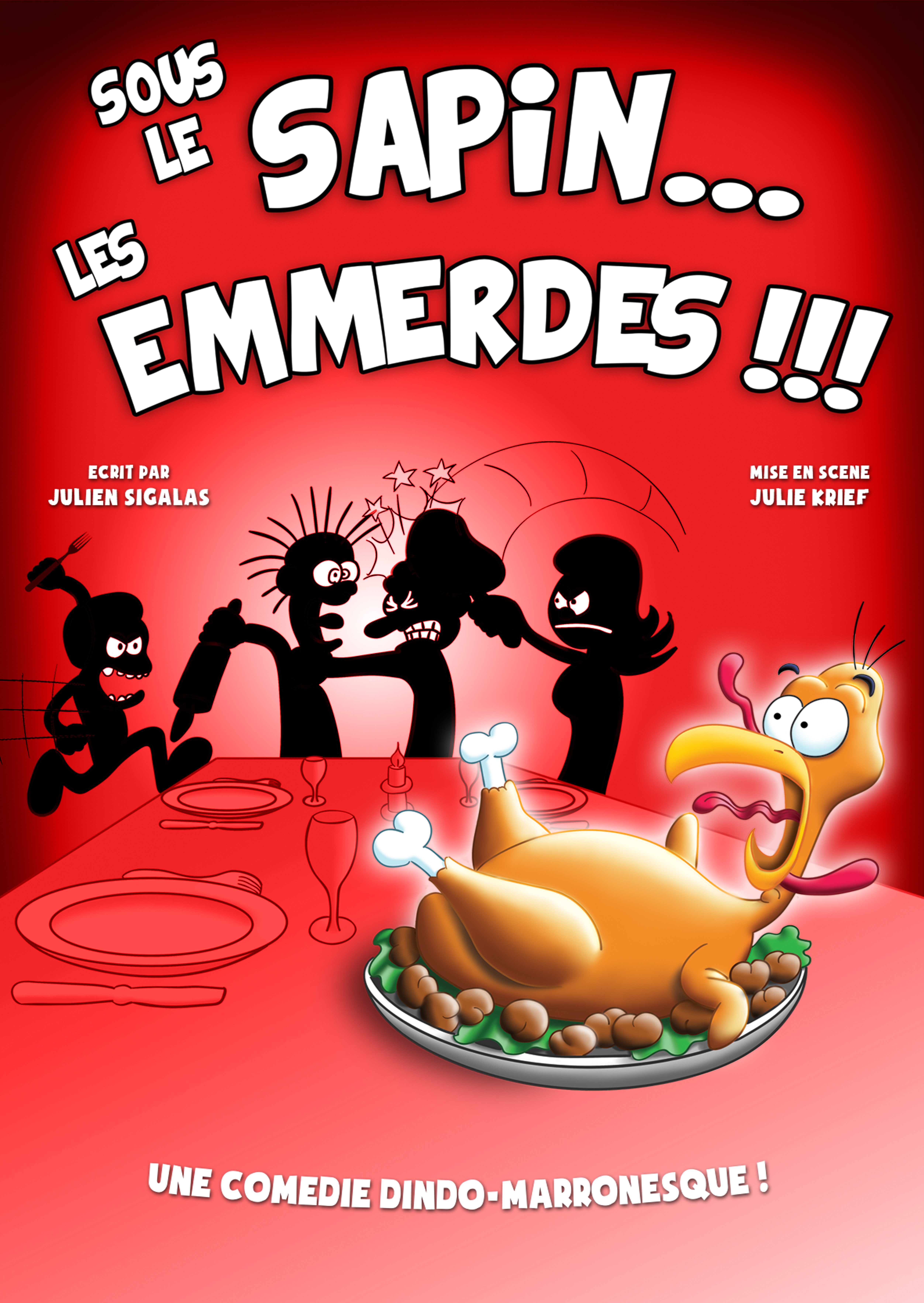 AFFICHE SOUS LE SAPIN