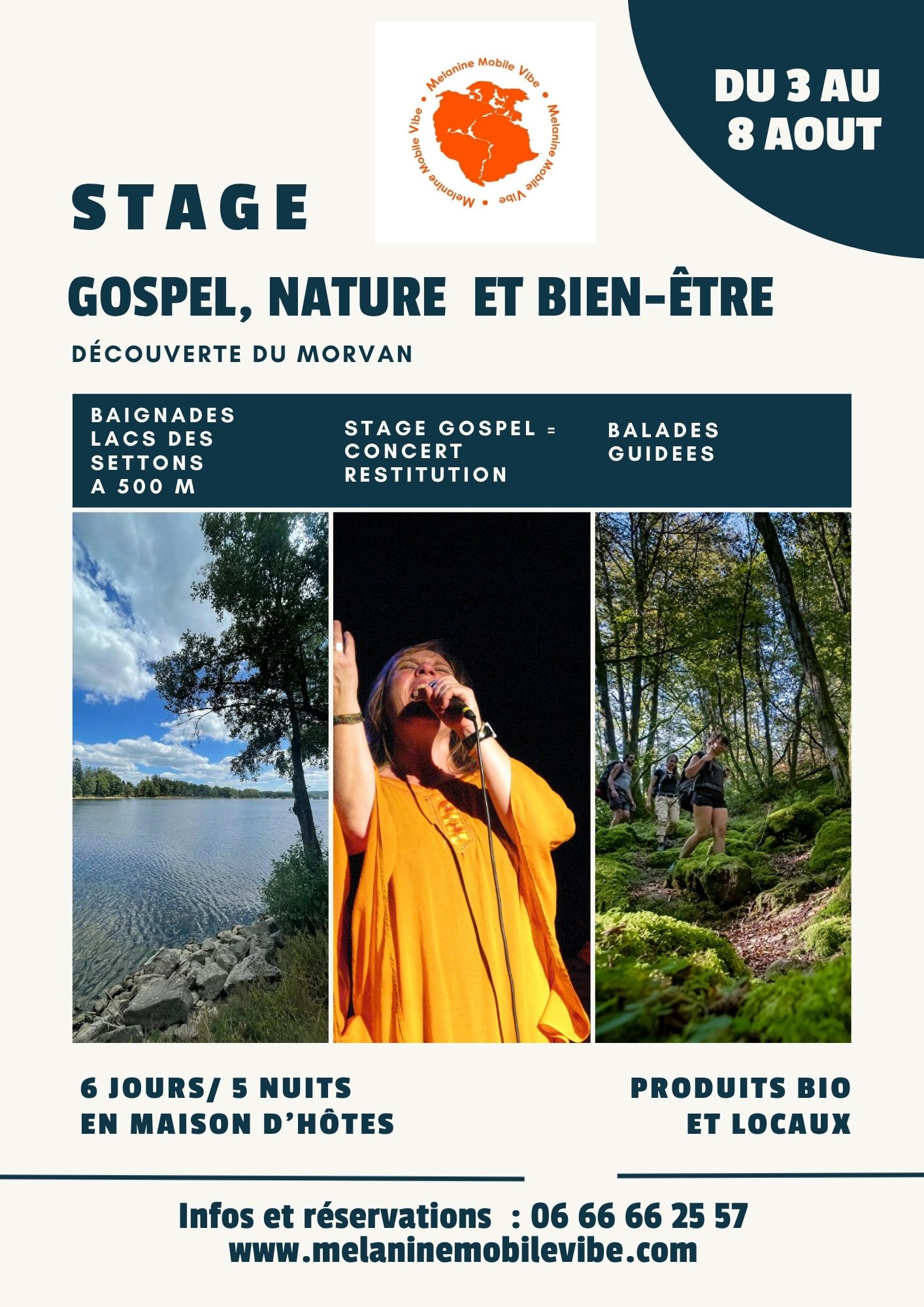 Stage Gospel, Nature et Bien-être — visuel événement