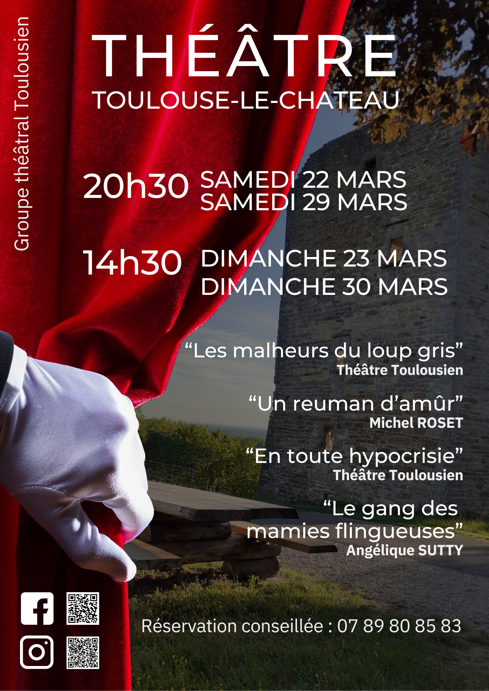 AFFICHE THEATRE TOULOUSE LE CHATEAU
