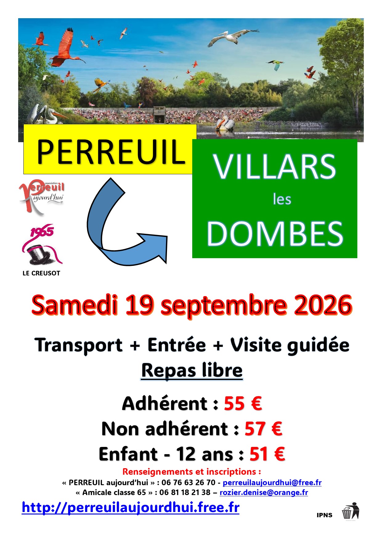 Excursion au Parc des Oiseaux