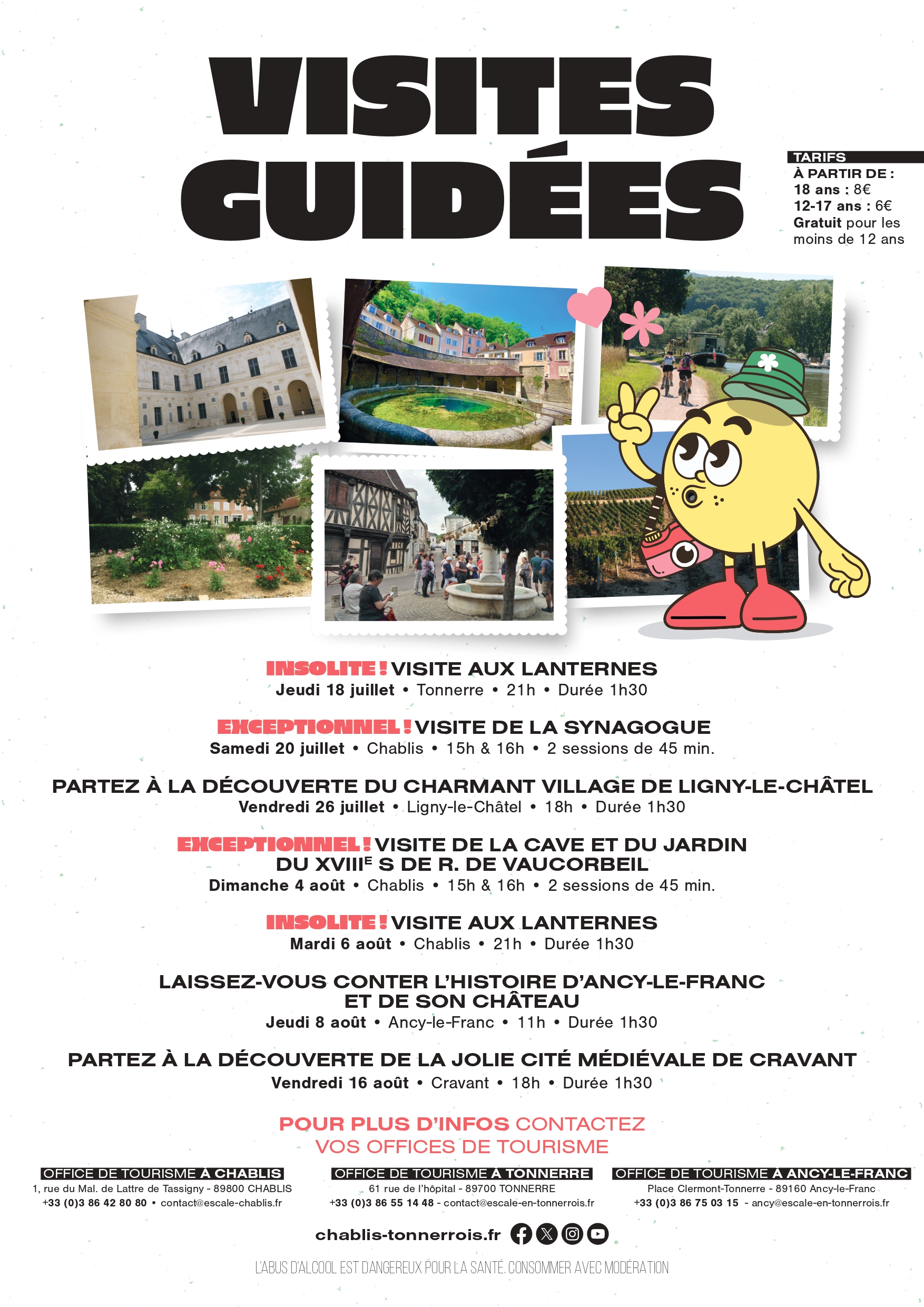 AFFICHE VISITES GUIDEES - 2024