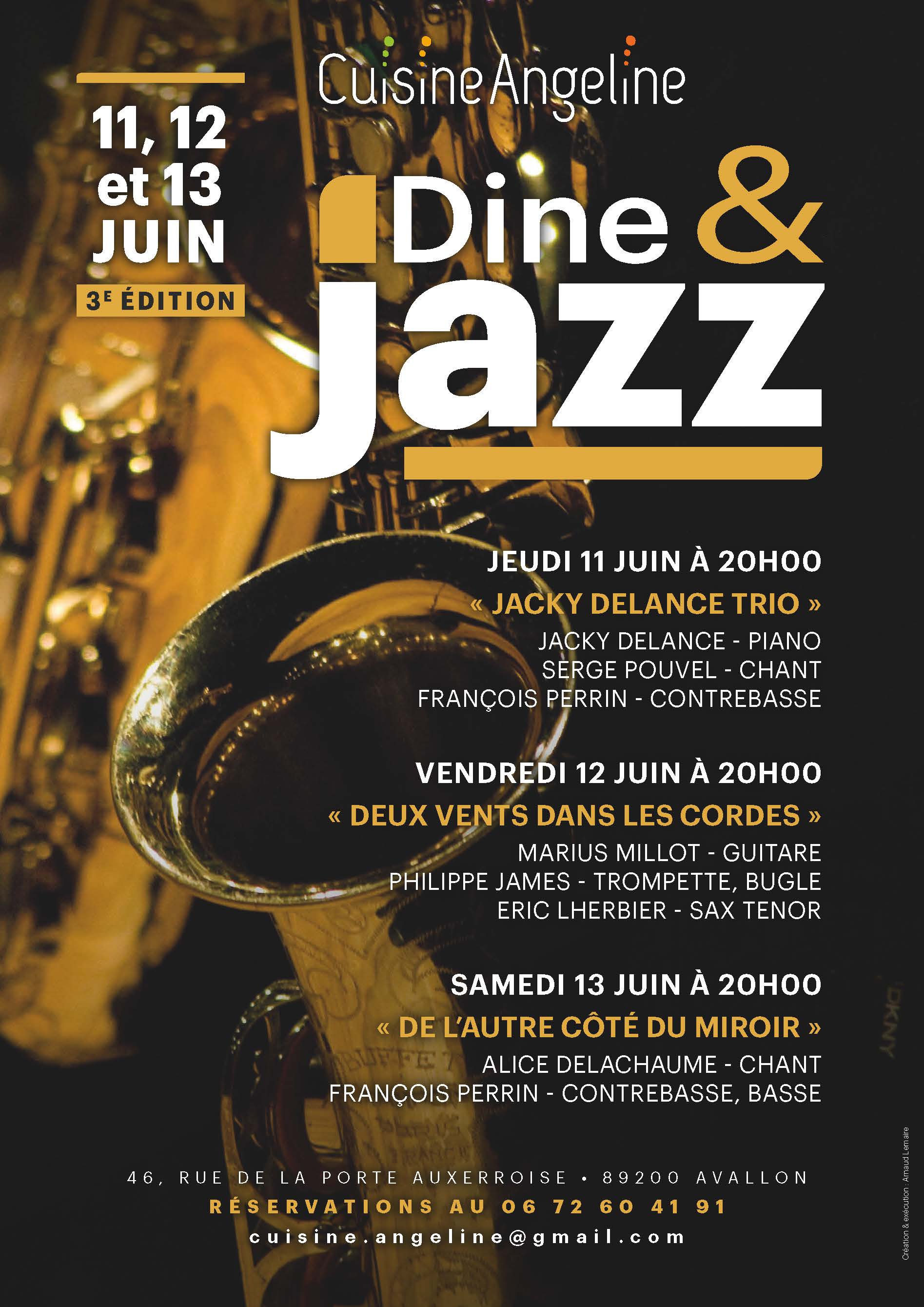 Dine & Jazz - « Deux vents dans les cordes »