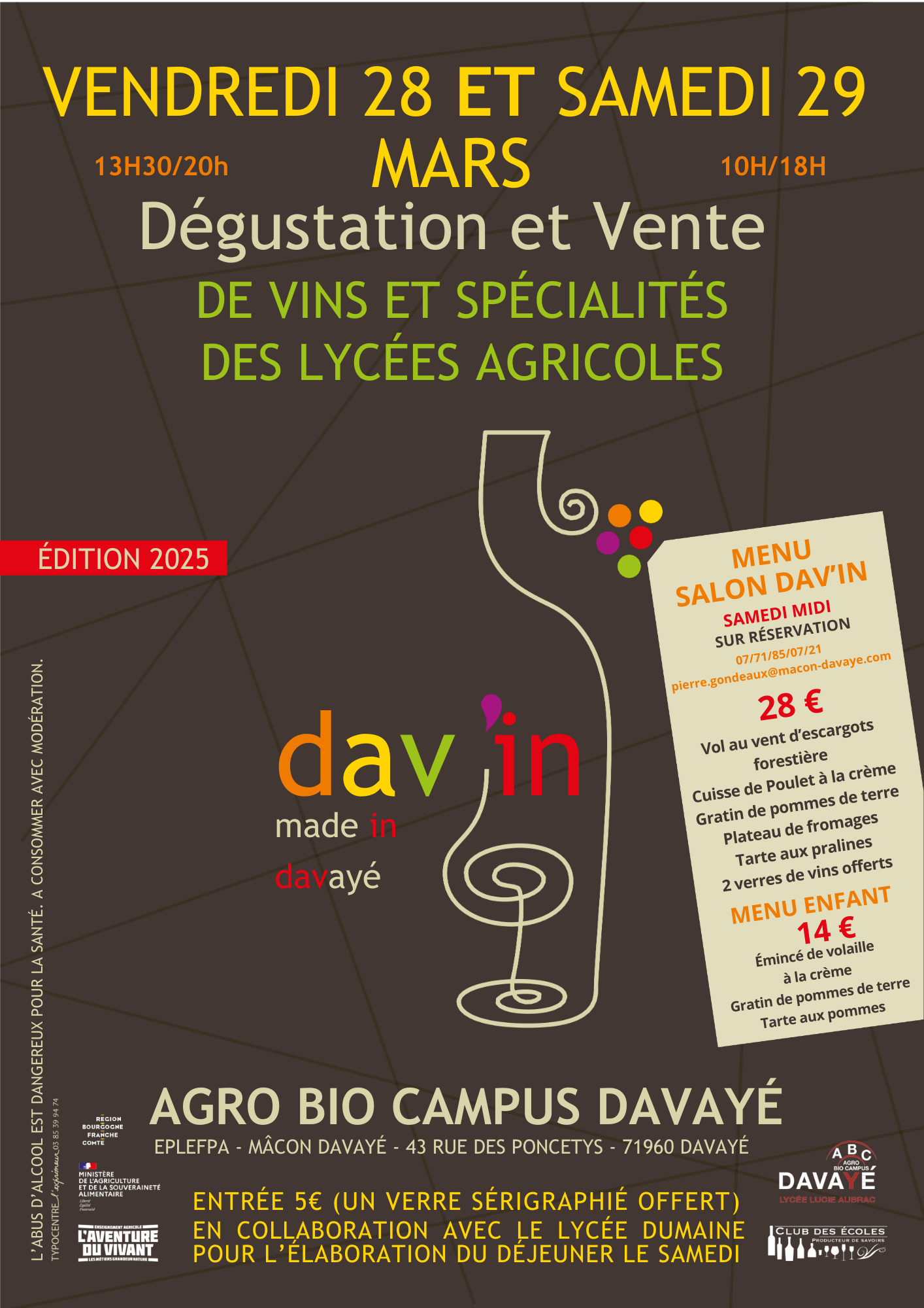 Affiche du Salon Dav'in