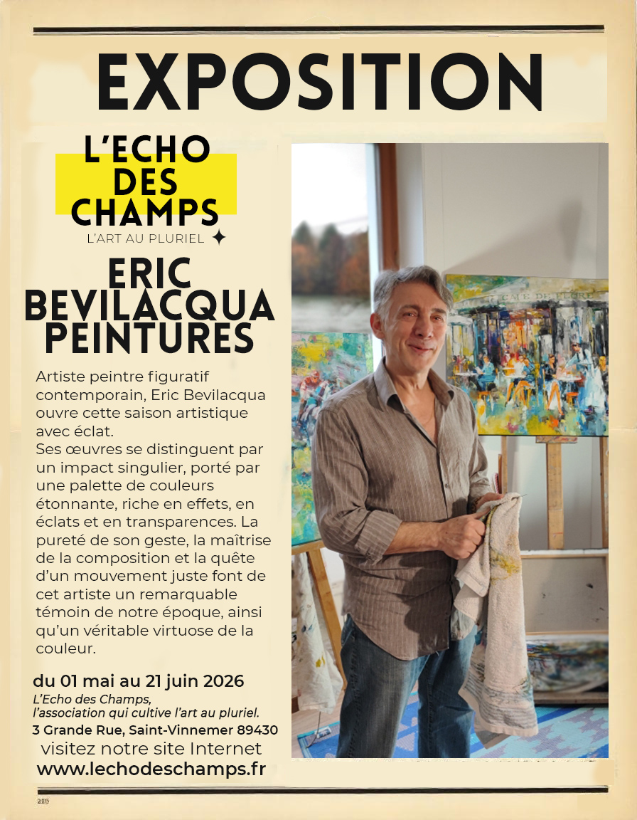 Exposition peintures de l'artiste Eric Bevilacqua