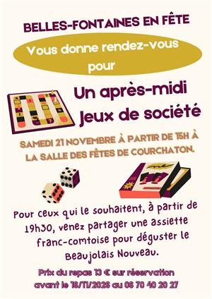 Après-midi Jeux de société