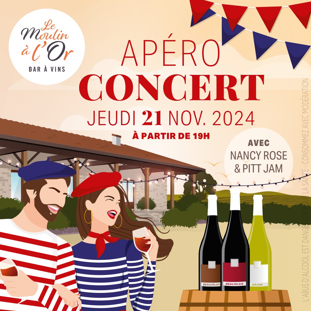 Apéro concert Beaujolais nouveau 2024
