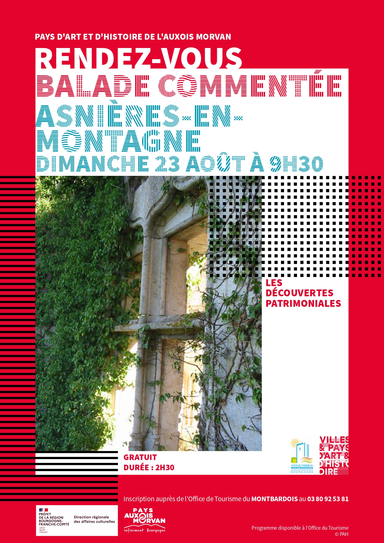 Visite du village d'Asnière en Montagne