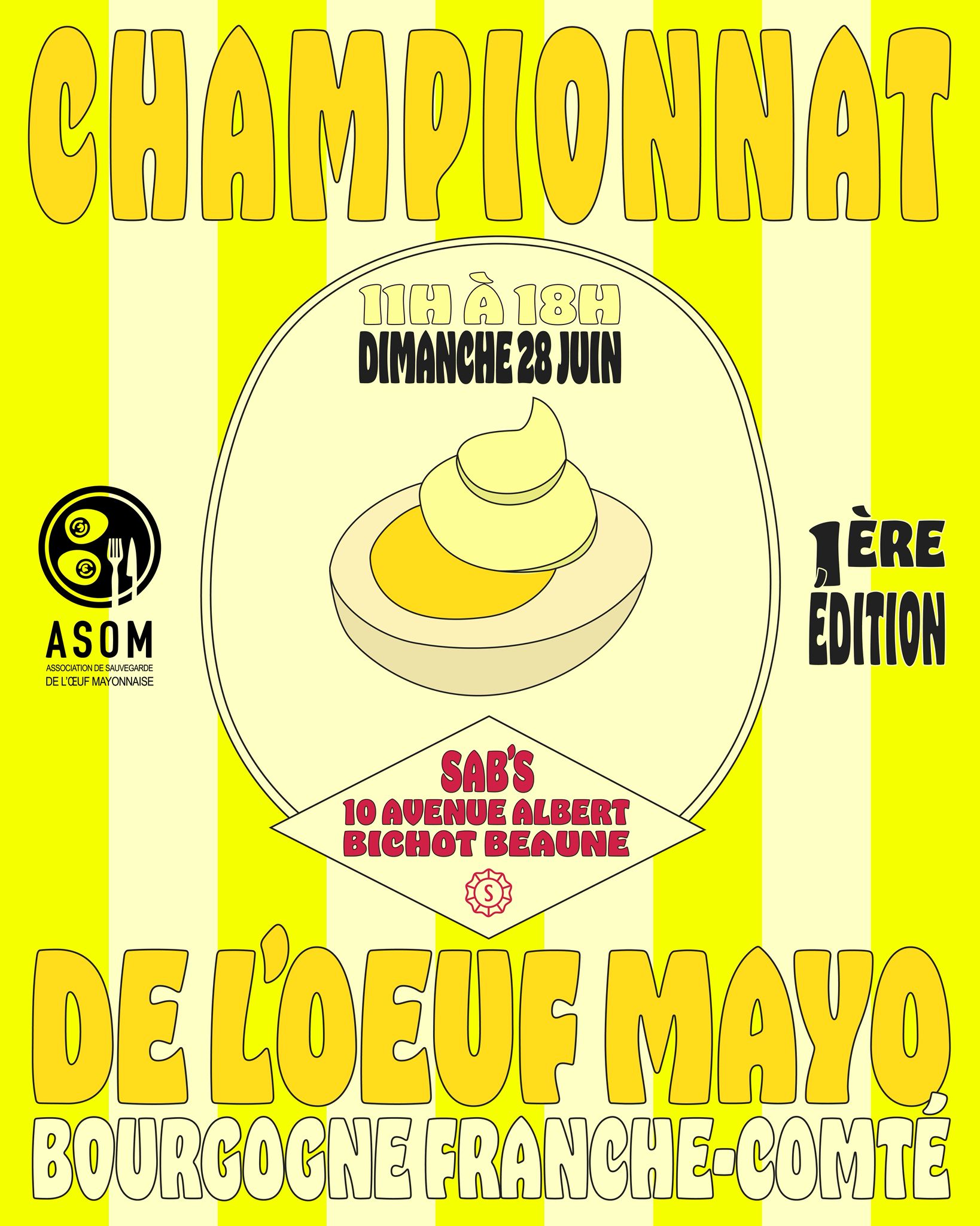 Championnat du monde de l'oeuf mayo qualification (Bourgogne-Franche-comté)