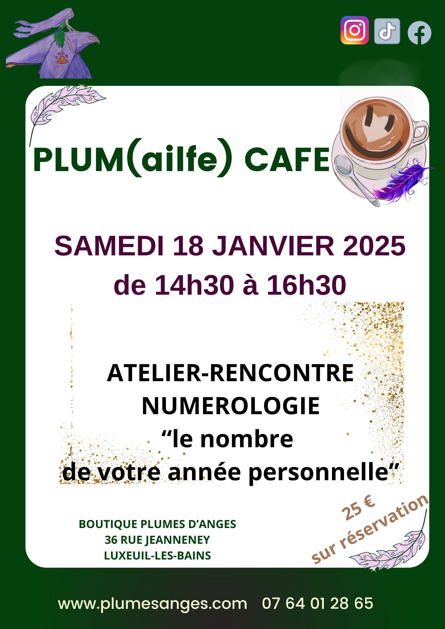 ATELIER NUMEROLOGIE PLUMES D'ANGES LUXEUIL LES BAINS