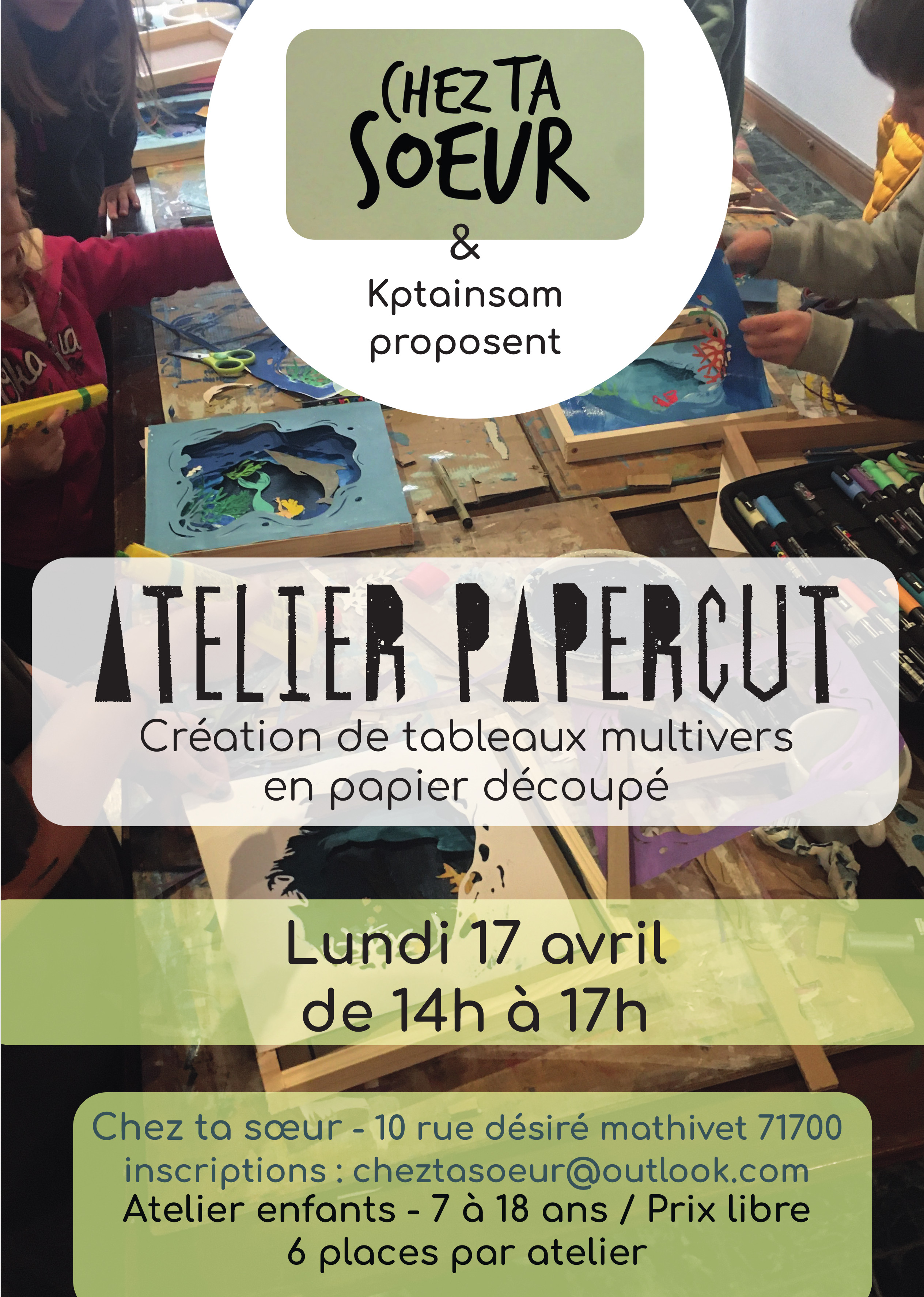 Atelier Papercut enfant