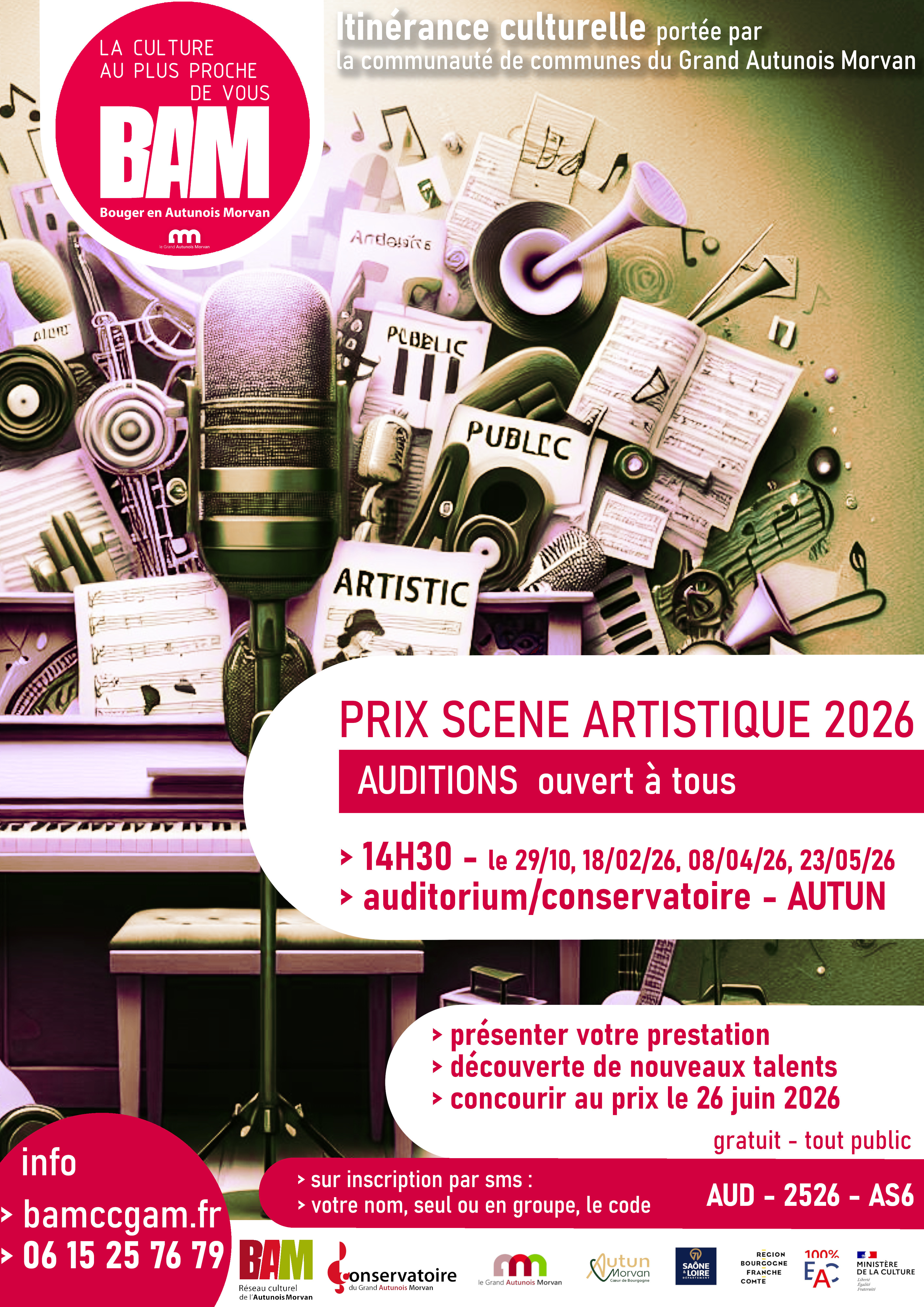 Audition - Prix Scène Artistique 2026