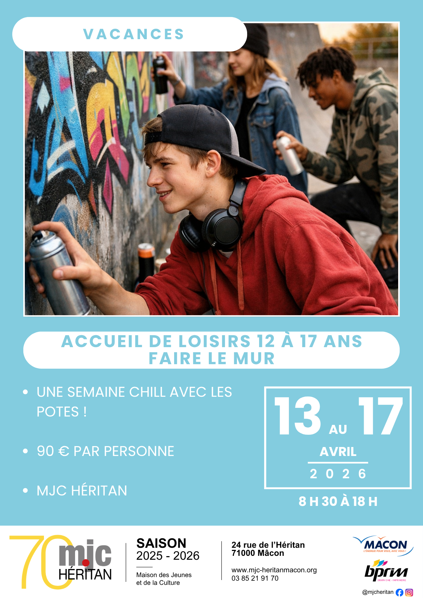 Accueil de loisirs 12 à 17 ans : Faire le mur