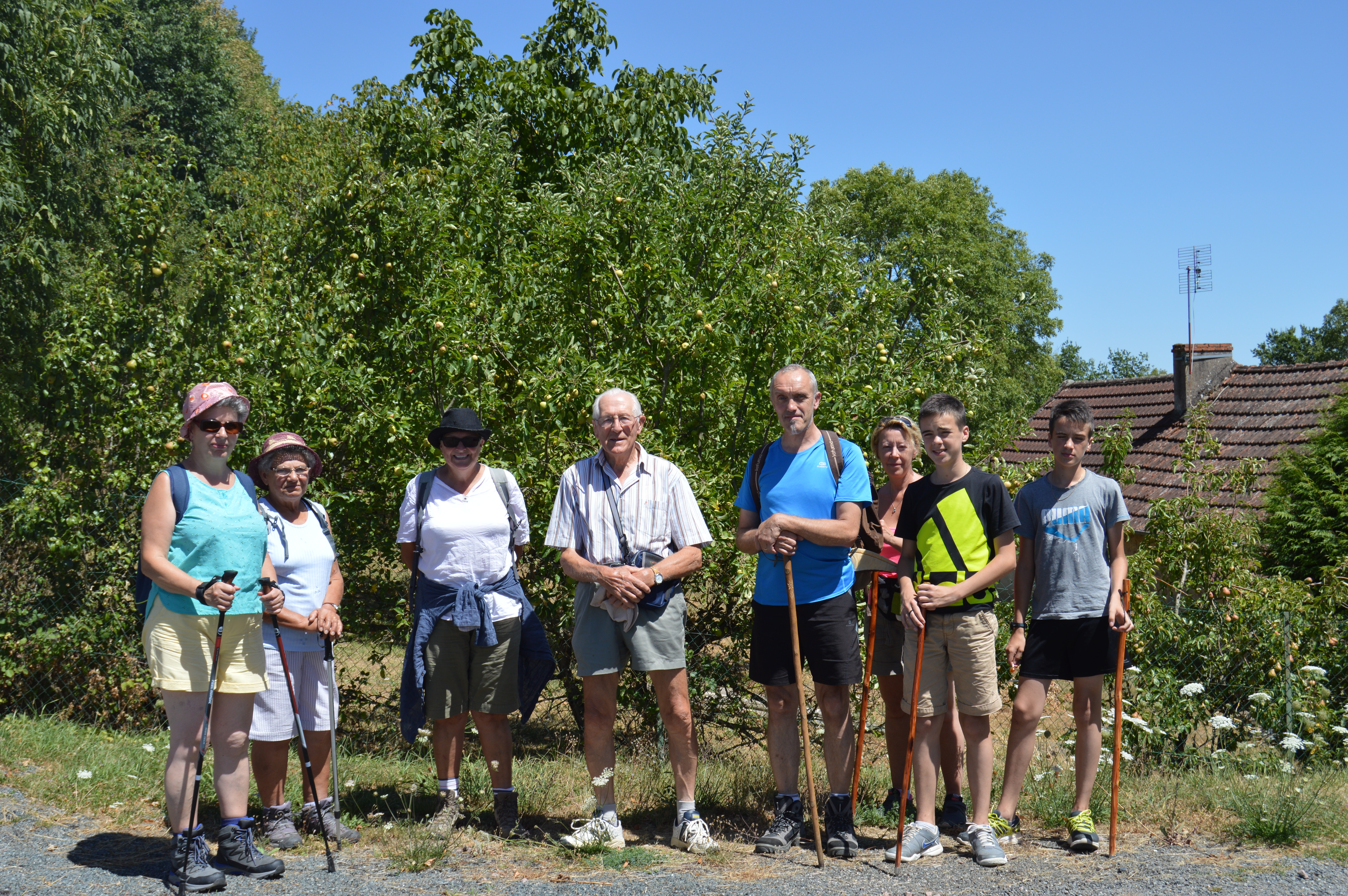 Activité de Loisirs-Randonnée Balade d'été depart groupe 2-Saint Eugène