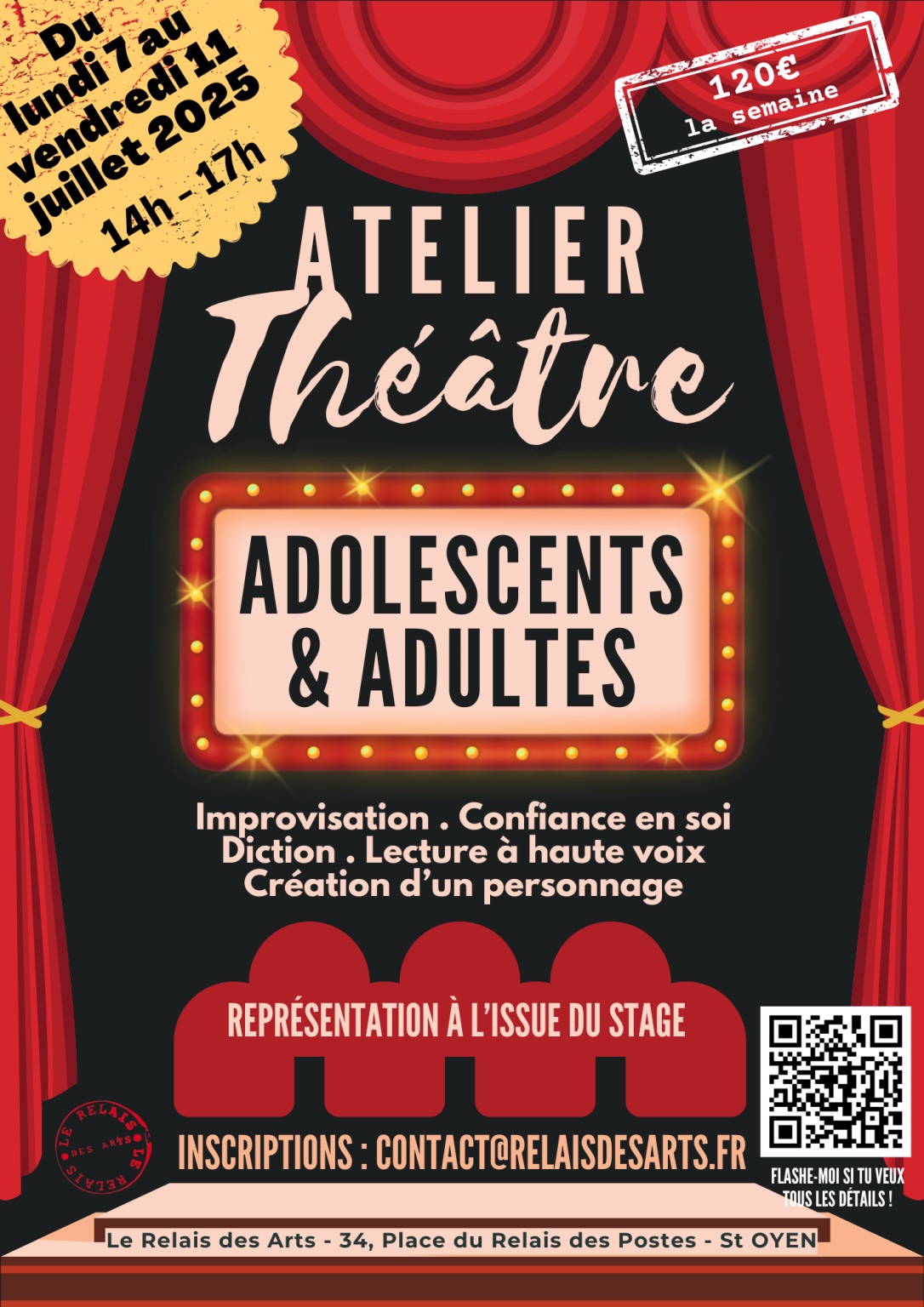 Flyer atelier ado