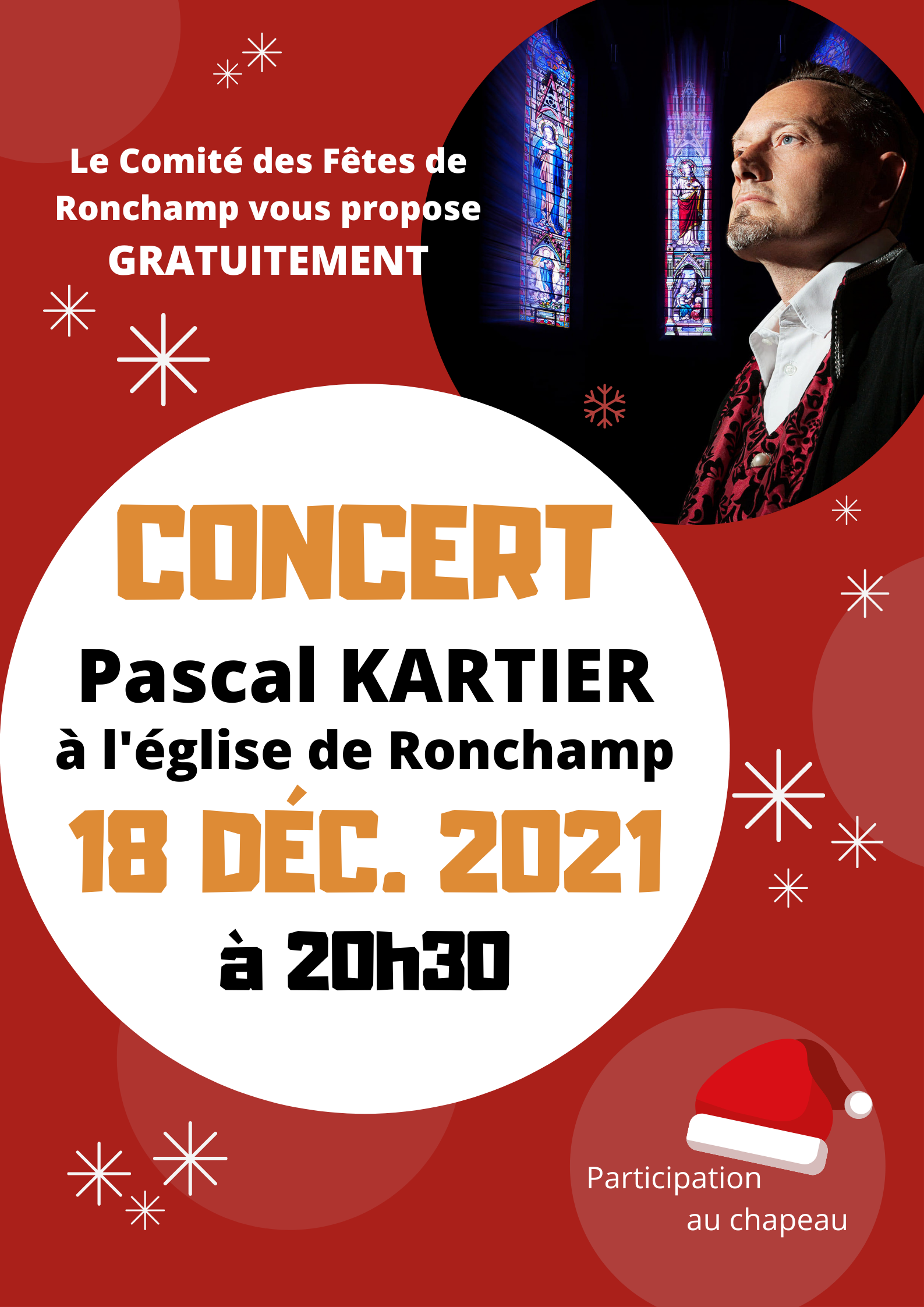 Affiche de vacances de Noël