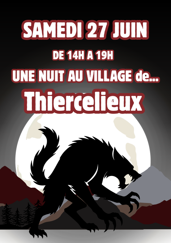 Une nuit au village de ... Thiercelieux — visuel événement