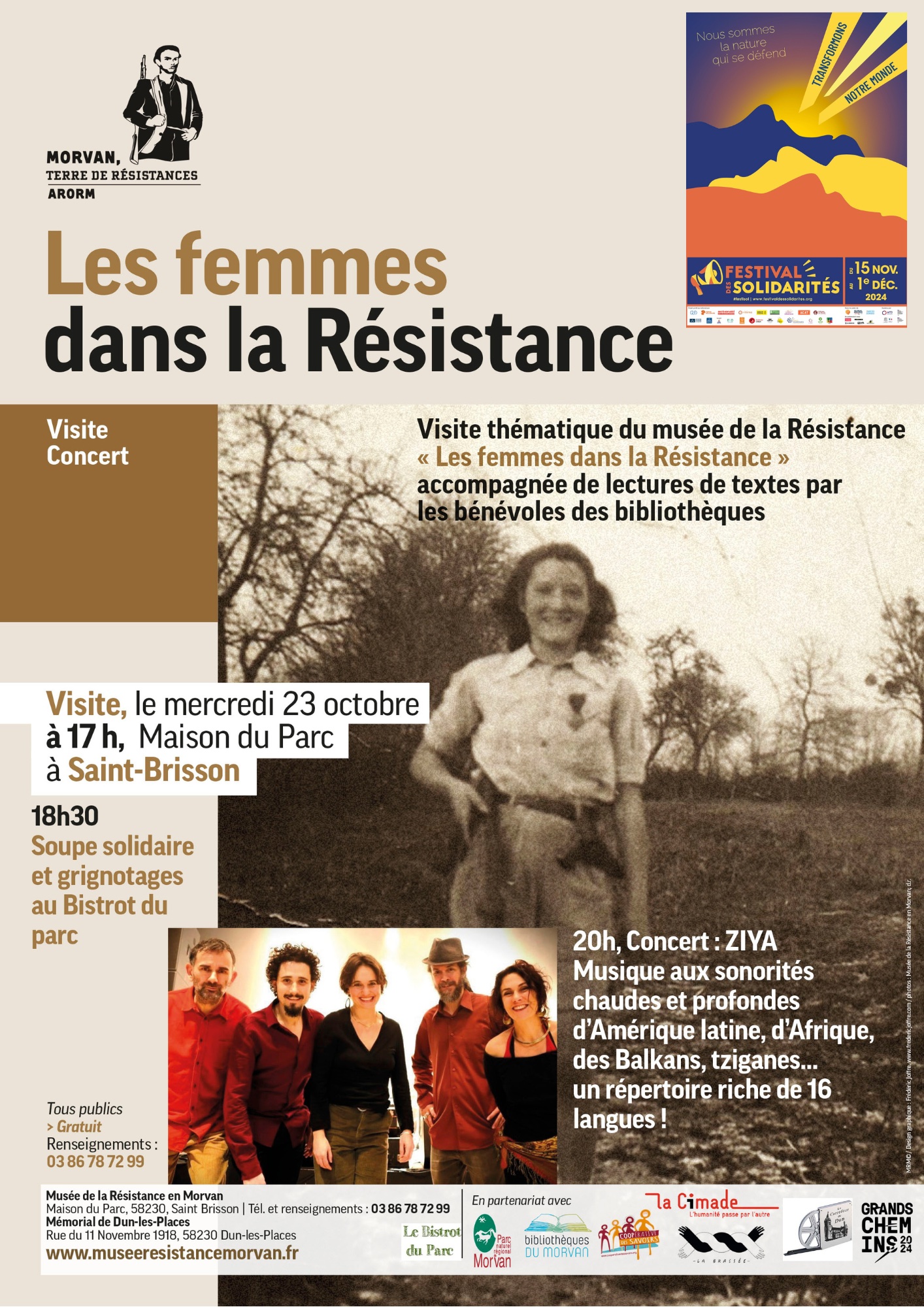 Affiche festival / visite concert 23/10 - 1