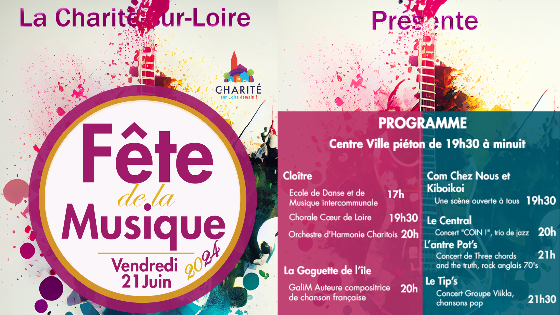 Fête de la musique La Charité-sur-Loire