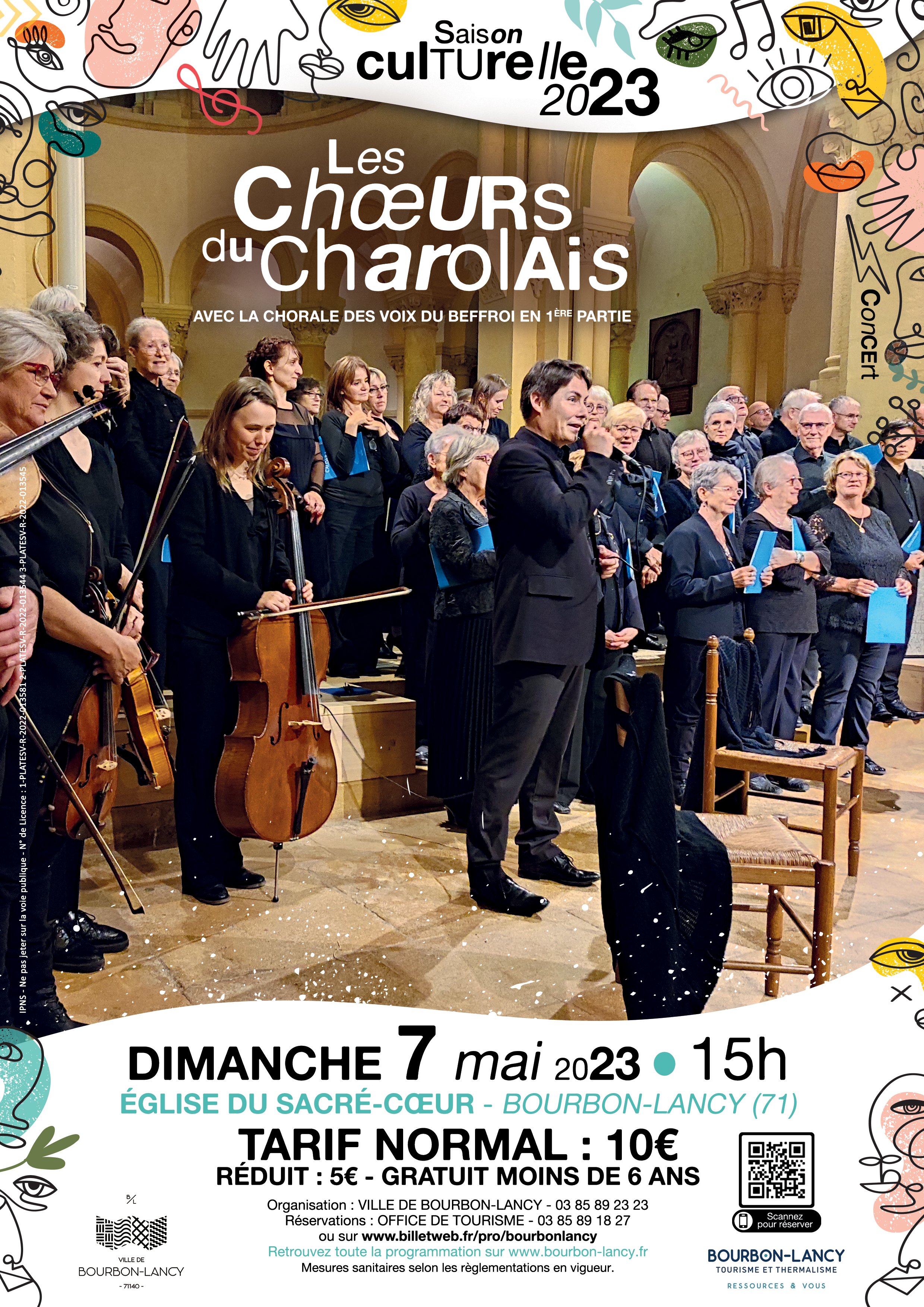 Affiche - Les choeurs du Charolais - 2023-05-07