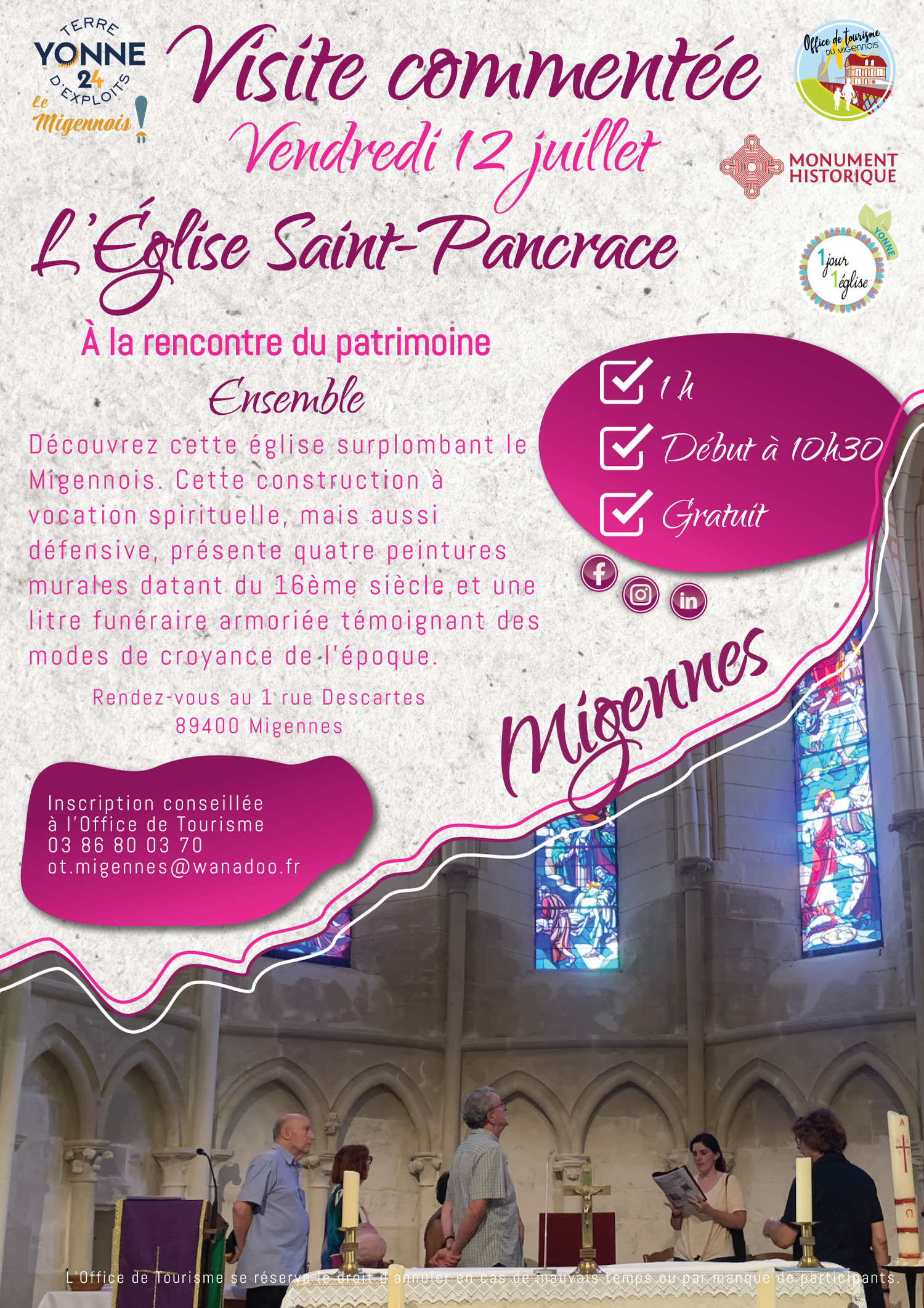 Affiche Saint Pancrace - Migennes