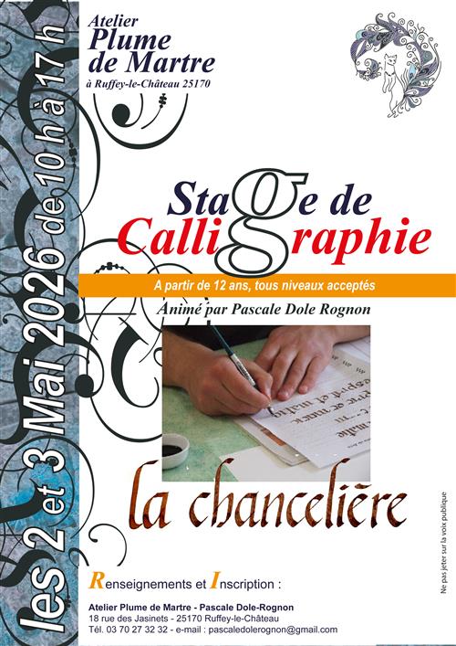 Stage de calligraphie