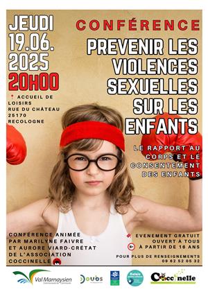 Conférence : Prévenir les violences sexuelles sur les enfants