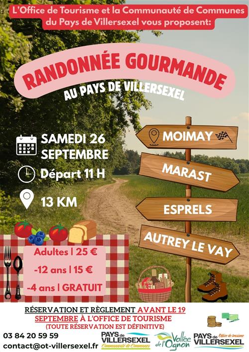Randonn&eacute;e Gourmande au Pays de Villersexel