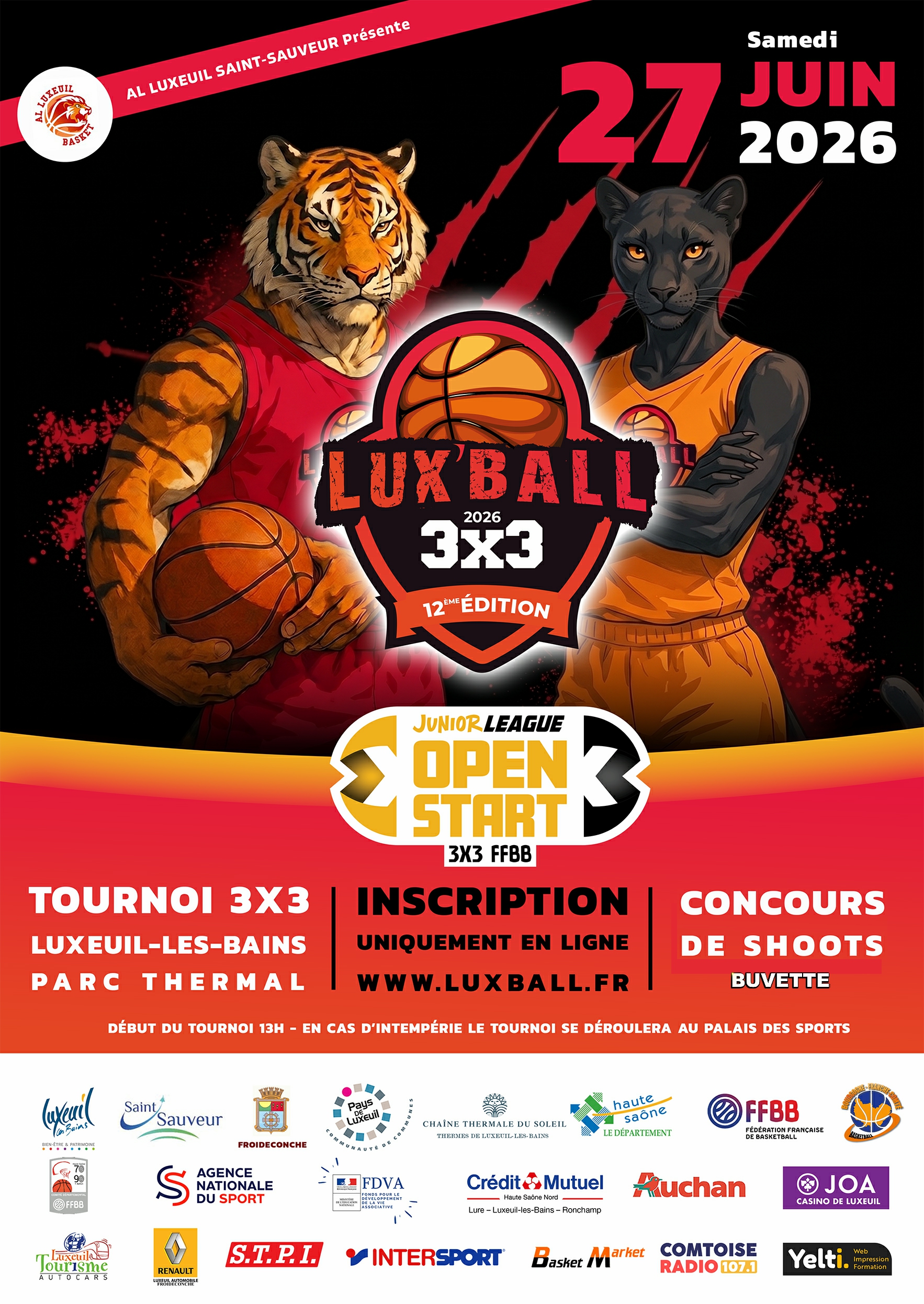 Tournoi de Basket : Junior League Open start