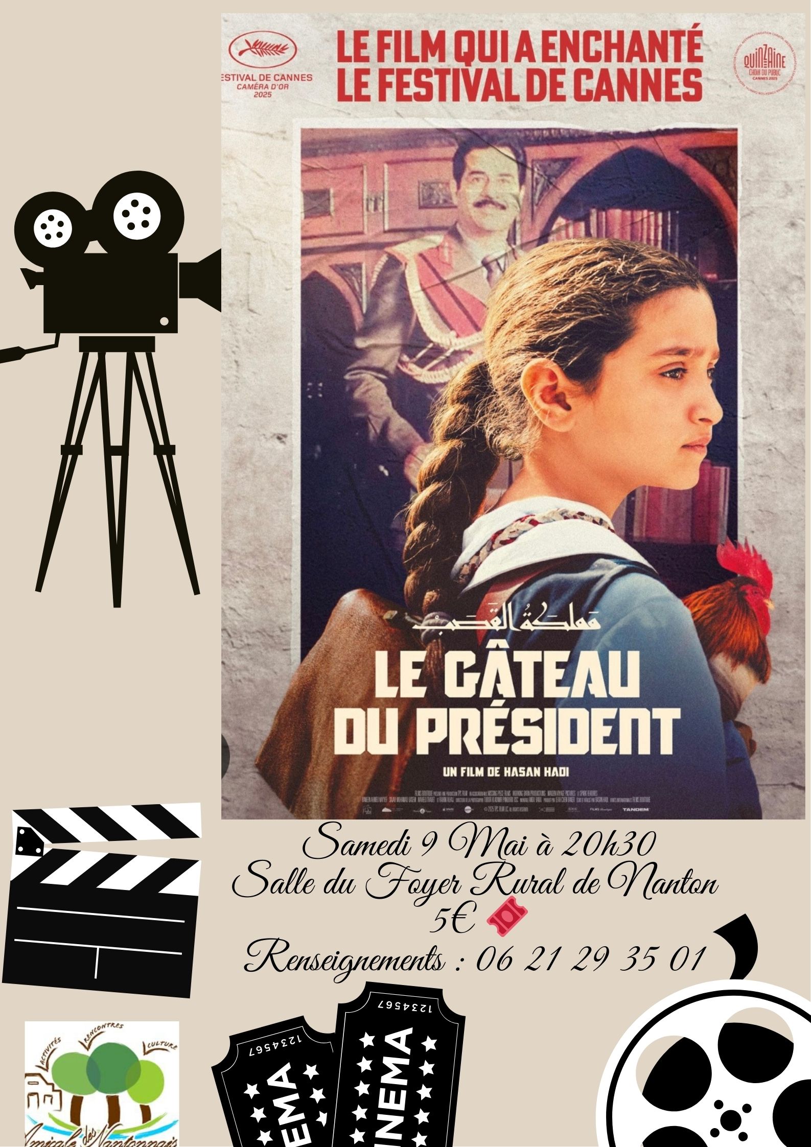 Séance de cinéma : Le gâteau du président
