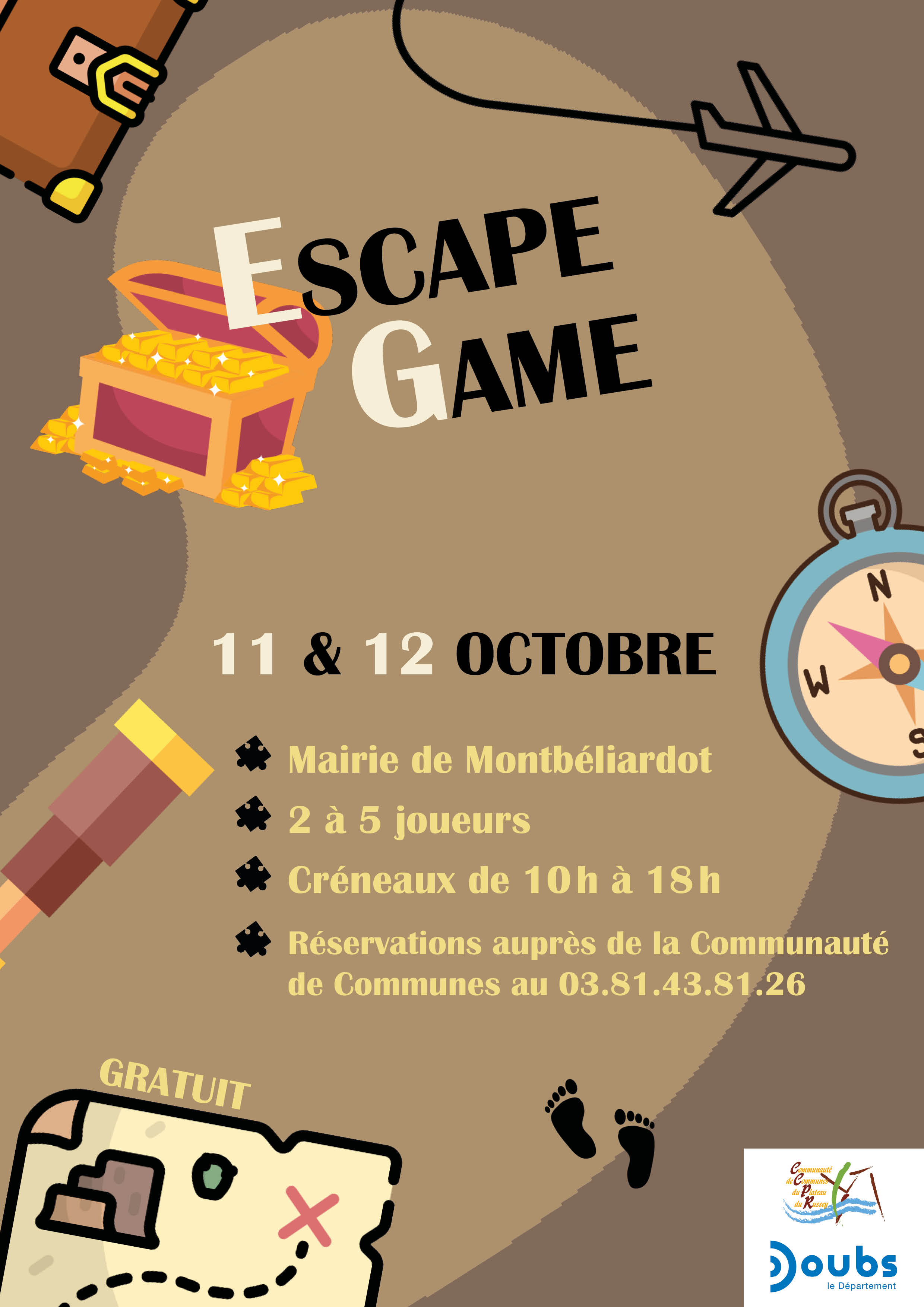 Affiche escape game montbeliardot