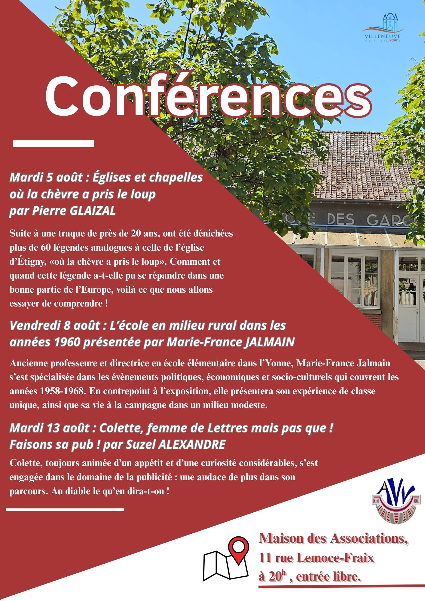Affiche 5 Août 2025 ( Sarah) - 1
