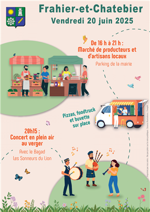 Marché de producteurs et artisans locaux à Frahier
