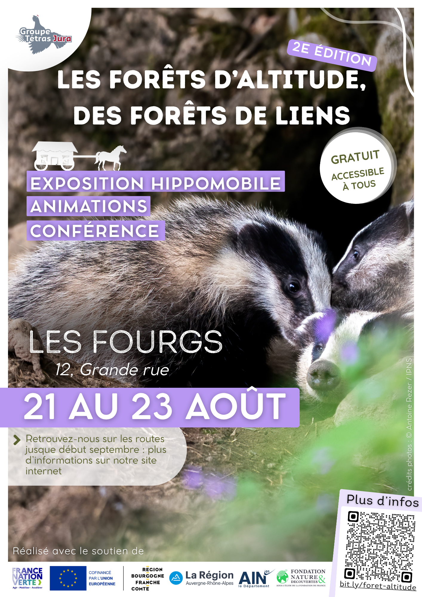 Exposition itinérante "Les forêts d'altitude, des forêts de liens"