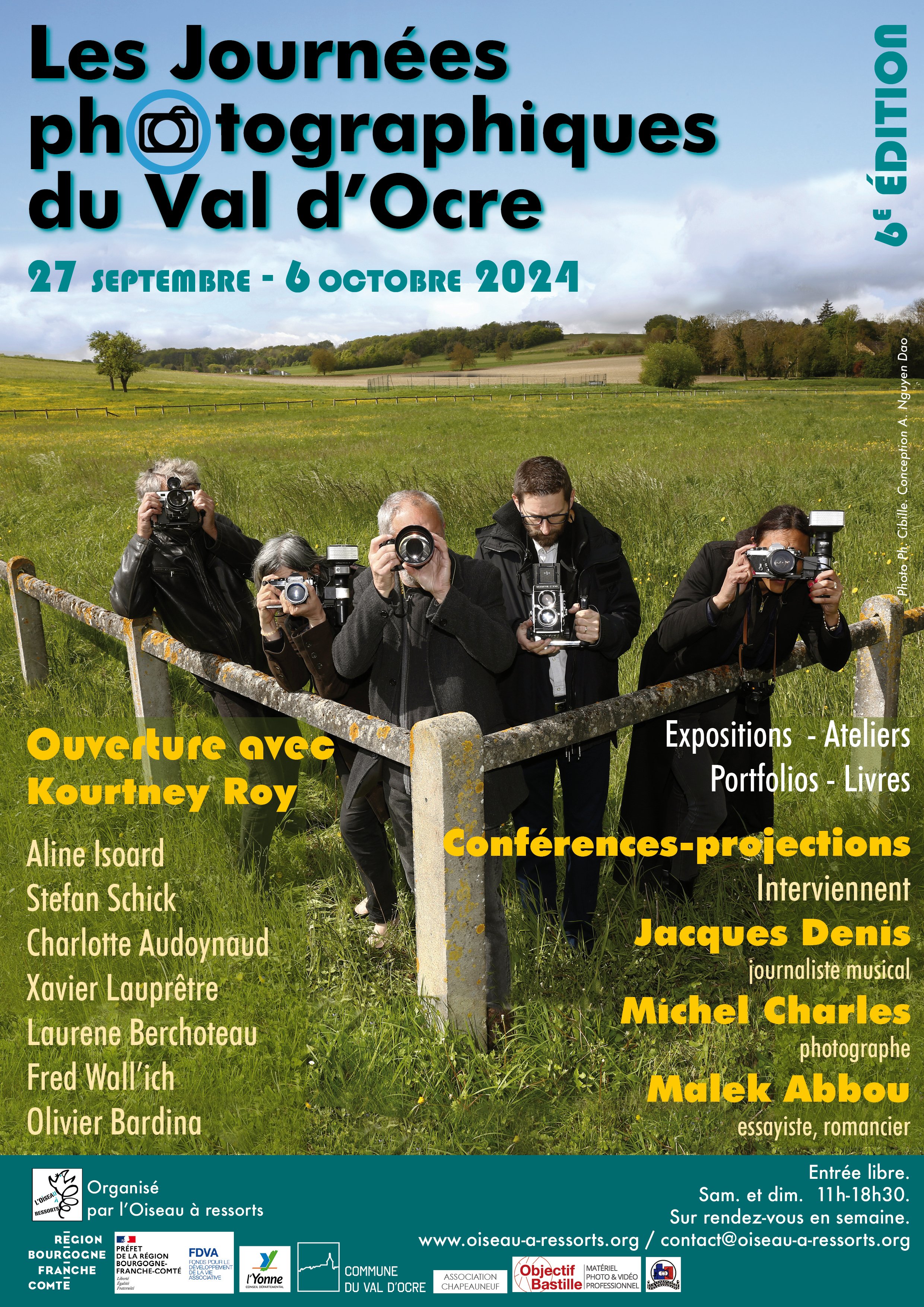 Journées photographiques du Val d'Ocre, 6 édition - affiche
