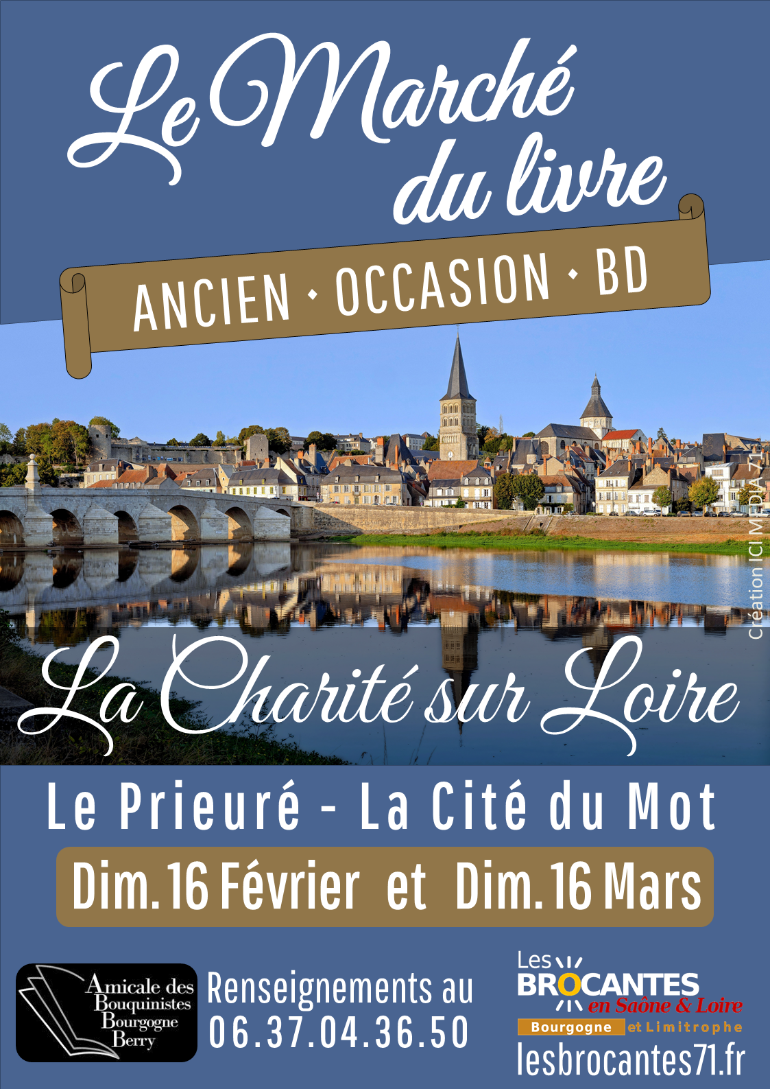 Marché mensuel du Livre de La Charité-sur-Loire