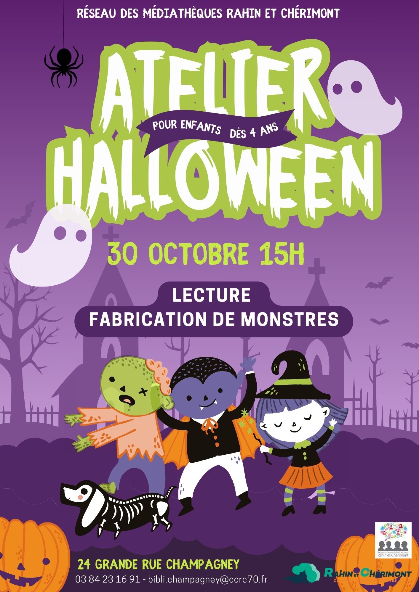 ATELIER "Fabrication de monstres d'Halloween"