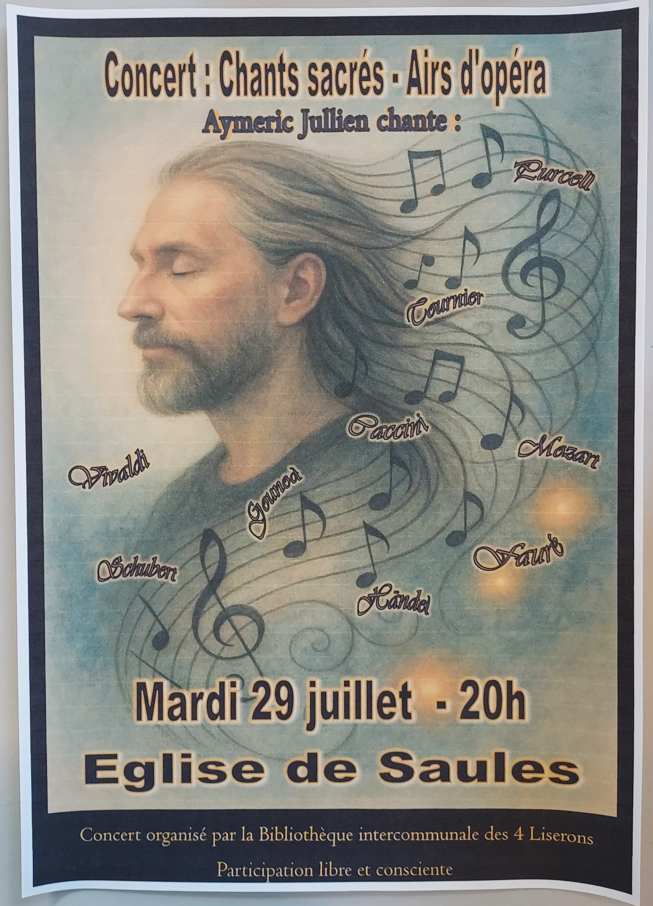 Affiche concert Aymeric Jullien